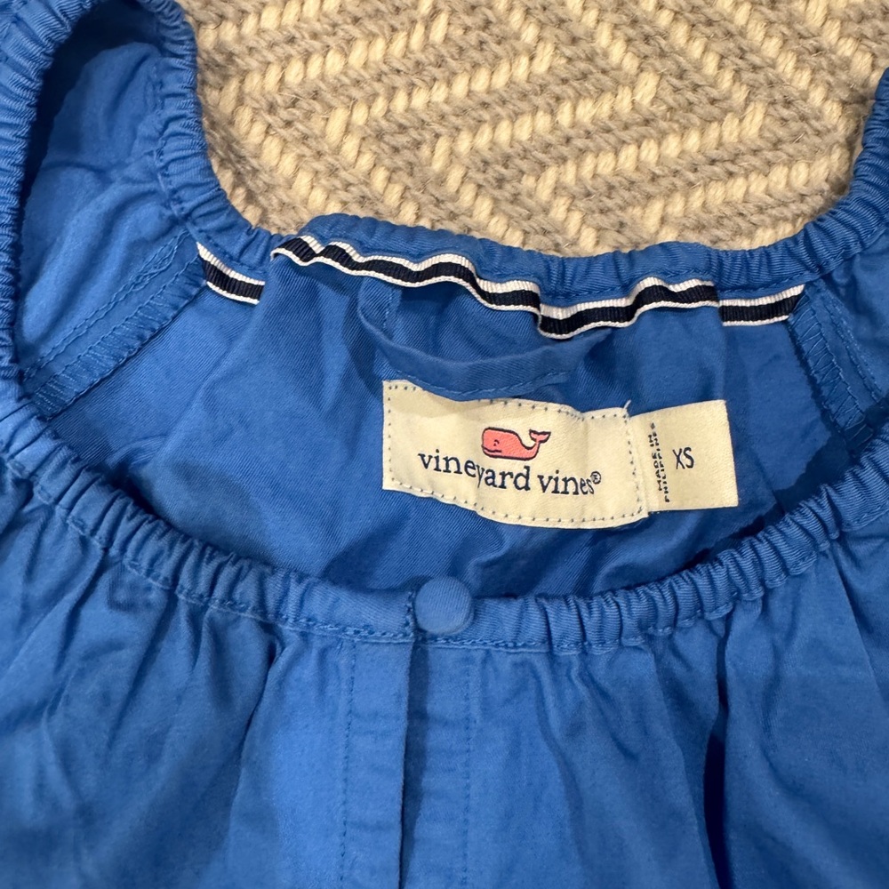 NWOT Vineyard Vines Tide Blue Women's Sun Dress XS - Picture 7 of 11